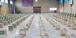 هزار بسته معیشتی توسط سپاه شهرستان آبیک توزیع شد