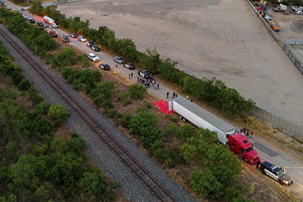 تراژدی مهاجران در آمریکا؛ کشف ۴۶ جسد در کامیون