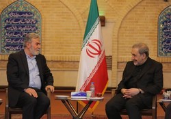 دیدار دبیرکل جنبش جهاد اسلامی فلسطین با ولایتی/ اسراییل از همه طرف محاصره شده است