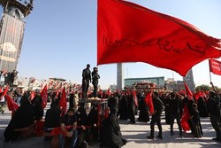 وداع با ۵ شهید تازه تفحص شده مدافع حرم در تهران +تصاویر