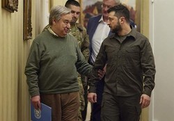 سفر دبیرکل سازمان ملل به اوکراین و دیدار با زلنسکی و اردوغان
