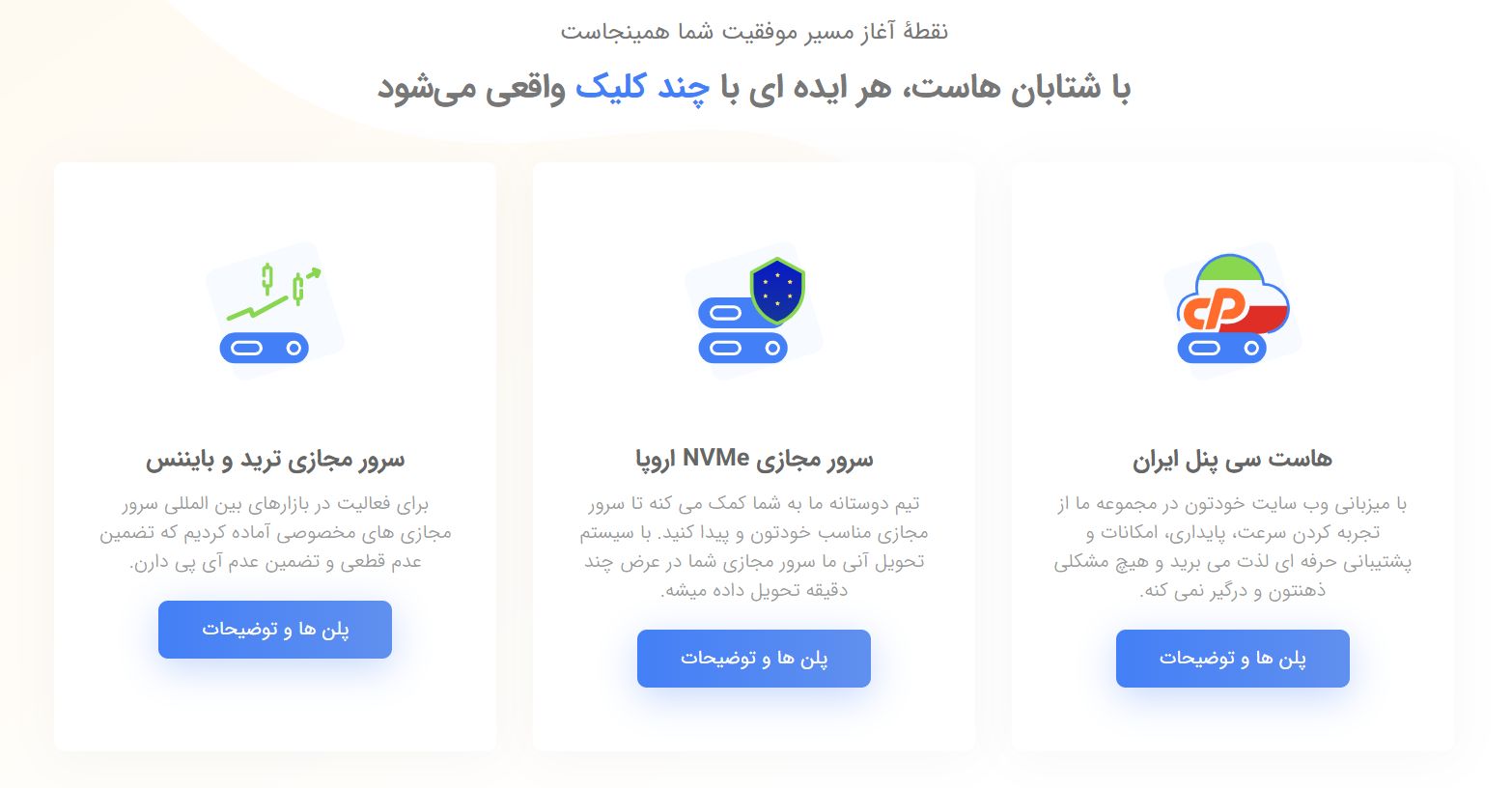 جوان ترین تیم پشتیبانی هاست و سرور در شتابان هاست