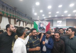 برگزاری مراسم وداع با پیکر شهدا در زاهدان/پیکر شهید هاشمی به کرمان منتقل می‌شود