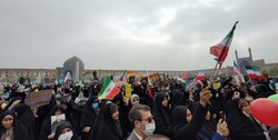 راهپیمایی ۱۳ آبان در اصفهان آغاز شد