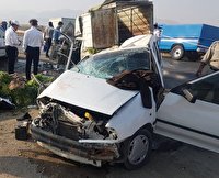 تصادف پراید با کامیون در اردکان یزد هفت کشته بر جا گذاشت
