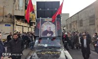 پیکر جانباز «سید ابوالفضل کاظمی» تشییع شد