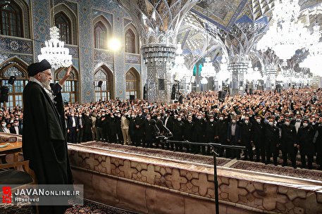 سخنرانی نوروزی رهبر انقلاب در حرم مطهر امام رضا (ع)