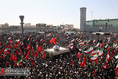 مراسم تشییع پیکر شهیدان میلاد حیدری و مقداد مهقانی