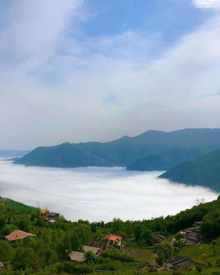 این روستای شگفت انگیز در مازندران قرار دارد