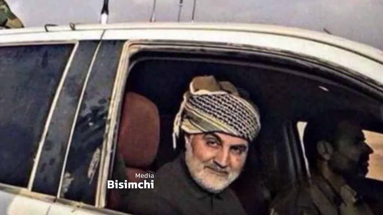 تصویری از حاج جواد، فرمانده ترور شده تیپ رضوان حزب‌الله، و حاج قاسم سلیمانی