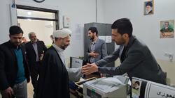 بازدید رئیس کل دادگستری خراسان رضوی از حوزه قضایی نصراباد