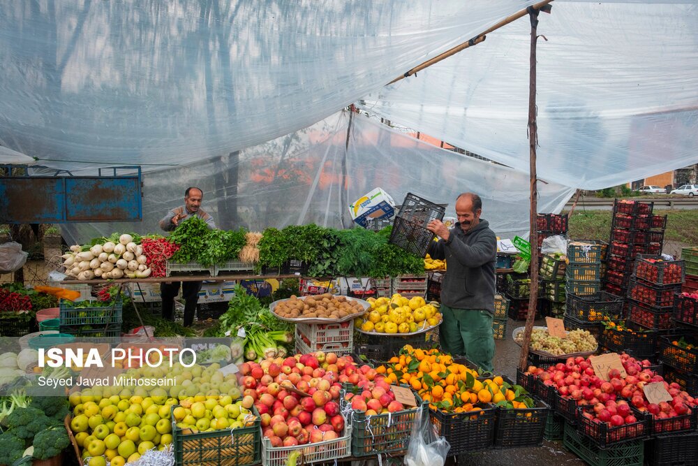 حال خوب در بازار محلی سیاهکل