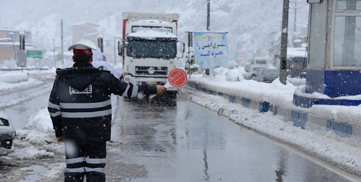  انسداد ۲۰ جاده در پی برف، کولاک و عدم ایمنی