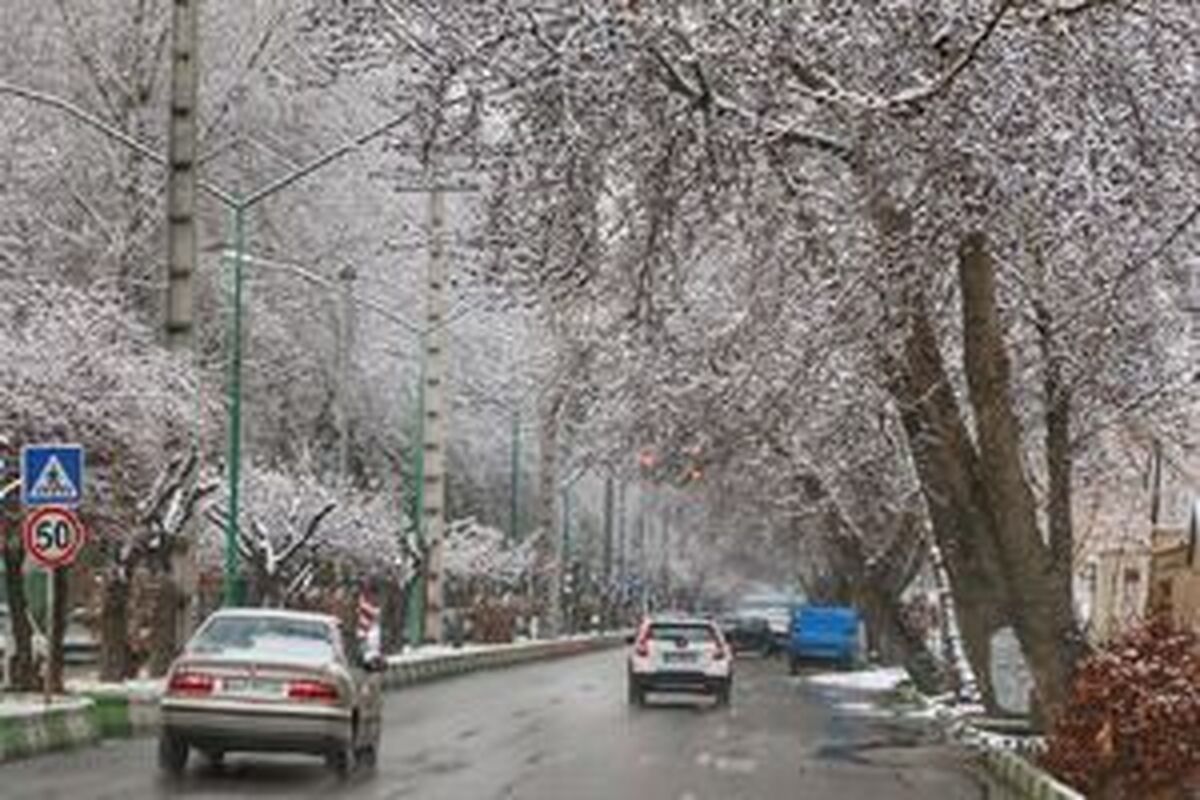 تهران برفی و بارانی می‌شود