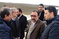 بازدید استاندار خراسان رضوی از قطعه ۴ الف محور مشهد - سرخس