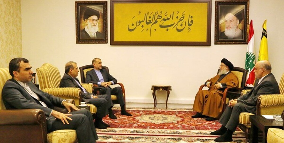  امیرعبداللهیان و سید حسن نصرالله دیدار کردند