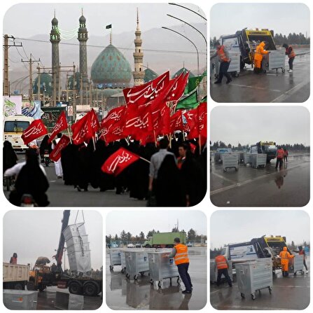 خدمات گسترده شهرداری گلستان در جشن نیمه شعبان مسجد جمکران