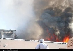علت آتش‌سوزی اداره تعزیرات جیرفت در دست بررسی است