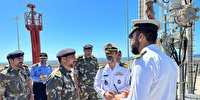 ناوگروه ۸۶ ارتش در بندر صلاله عمان پهلو گرفت