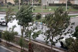 هشدار در مورد وزش باد و بارش شدید باران در ۱۶ استان