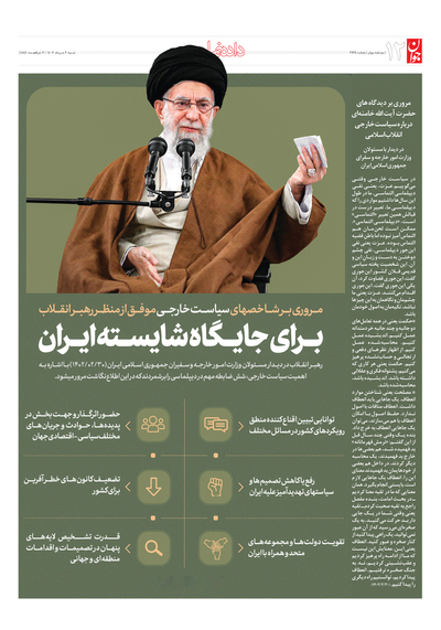 مروری بر دیدگاه‌های حضرت آیت الله خامنه‌ای درباره سیاست خارجی انقلاب اسلامی