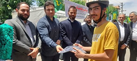 برپایی همایش دوچرخه سواری در شهرستان اسلامشهر