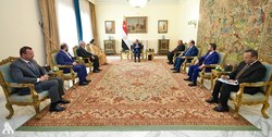 دیدار سید عمار الحکیم با عبدالفتاح السیسی در قاهره