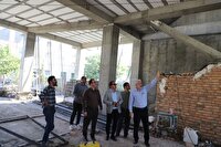 بازدید شهردار گلستان به همراه فرماندار بهارستان از پروژه های شاخص شهرداری 