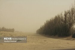طوفان در زابل به سرعت ۱۱۲ کیلومتر در ساعت رسید