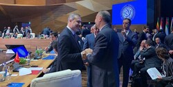 گپ و گفت‌ امیرعبداللهیان با وزیر خارجه ترکیه در باکو