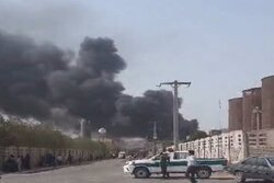 آتش در پالایش نفت آفتاب بندرعباس مهار شد