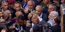 محمود عباس بعد از ۱۱ سال وارد شهر جنین شد