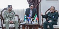 تأکید سرلشکر سلامی و فرمانده ارتش پاکستان بر ارتقای همکاری‌ها برای مقابله با تروریست‌ها