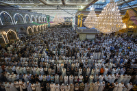 برگزاری نماز عید قربان در بین الحرمین+عکس