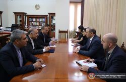 دیدار سفیر ایران با دبیر شورای امنیت ملی ارمنستان