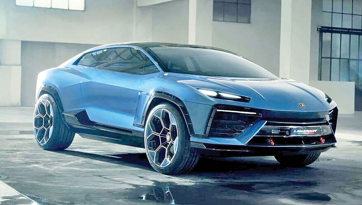 عکس/ لامبورگینی با طراحی فضایی