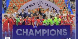 امید‌های ایران قهرمان رقابت‌های فوتسال کافا ۲۰۲۳ در «دوشنبه»