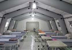 بیمارستان صحرایی سپاه در مرز خسروی افتتاح شد