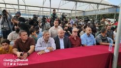 تظاهرات در شرق غزه به مناسبت سالروز بیرون راندن اشغالگران صهیونیست/ زخمی شدن ۵ فلسطینی