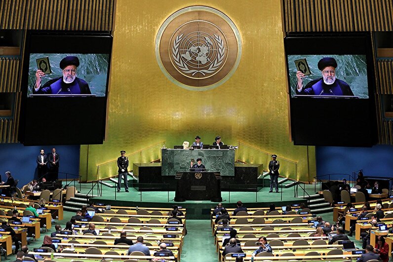 فیلم سخنرانی رئیس جمهور در هفتاد و هشتمین نشست مجمع عمومی سازمان ملل