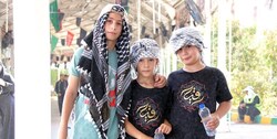 ارائه خدمات فرهنگی به کودکان و نوجوانان در راهپیمایی اربعین