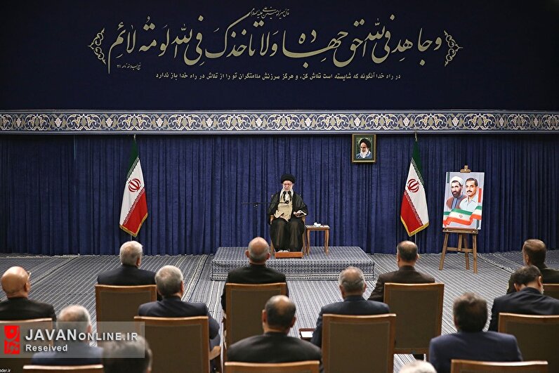 دیدار رئیس‌جمهور و اعضای هیئت دولت با رهبر معظم انقلاب