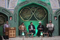 عرض ارادت شاعران به پیامبر اسلام(ص) در محفل «شعر وحدت» حرم مطهر رضوی