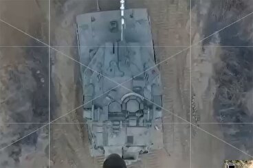 فیلمی از انهدام تانک‌های اسرائیل توسط پهپادهای مقاومت