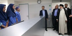 افتتاح بیمارستان ۶۴ تختخوابی رستم با حضور رئیس جمهور