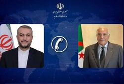 وزیران امور خارجه ایران و الجزایر بر توقف جنایات صهیونیست‌ها در غزه تاکید کردند