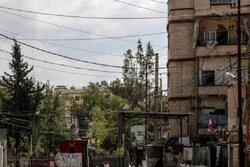 استقرار نیرو‌های امنیتی فلسطینی در اردوگاه عین‌الحلوه