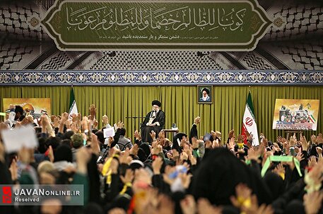 دیدار دانش‌آموزان و دانشجویان با رهبر انقلاب