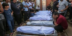دفن ۲۴۰ شهید فلسطینی غیر قابل شناسایی در گور‌های جمعی