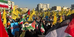 تهرانی‌ها در حمایت از کودکان مظلوم غزه به خیابان آمدند